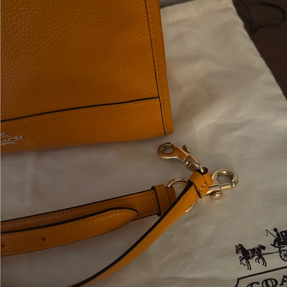 Coach Dempsey Carryall in Sunbeam Orange Pebble Leather main image 10